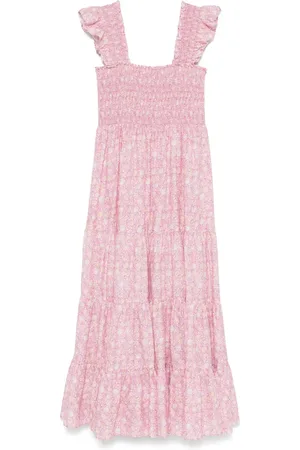 RIXO London Abito midi in cotone