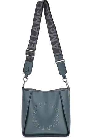 Stella McCartney Borsa a spalla con logo traforato