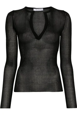 Max Mara Maglione Saggina a coste