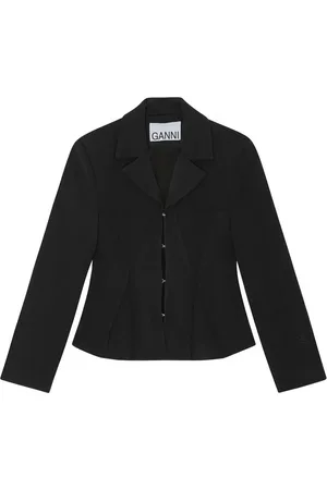 Ganni Blazer con revers classici