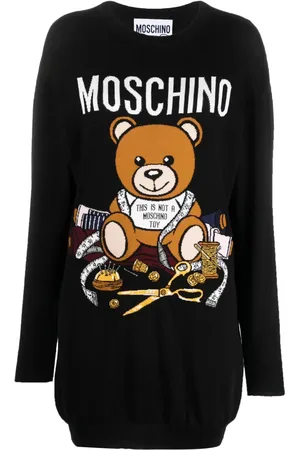Moschino Abito corto con intarsi