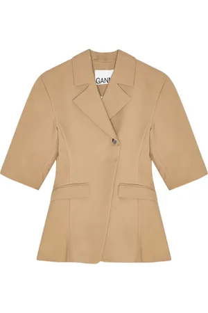 Ganni Blazer a maniche corte