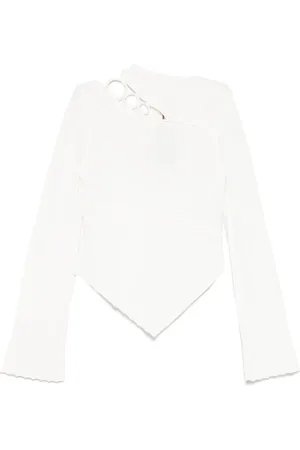 Cult Gaia Blusa plissettata