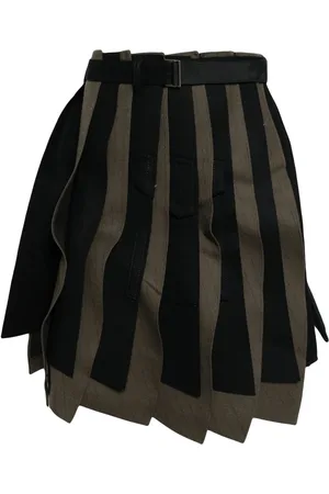 SACAI Gonna asimmetrica con pieghe