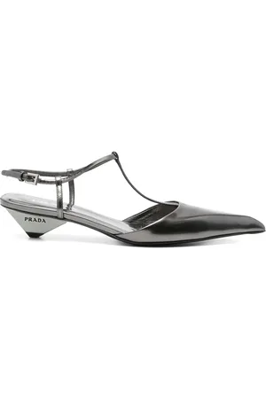 Prada Pumps metallizzate 35mm