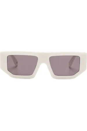 OFF-WHITE Logo-plaque sunglasses