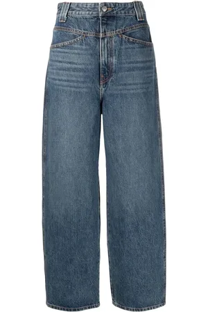 Khaite Jeans Preen a gamba ampia