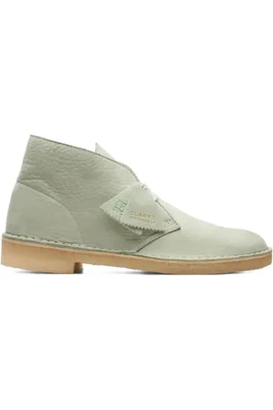 Clarks Polacchini "Pale Green" in pelle scamosciata