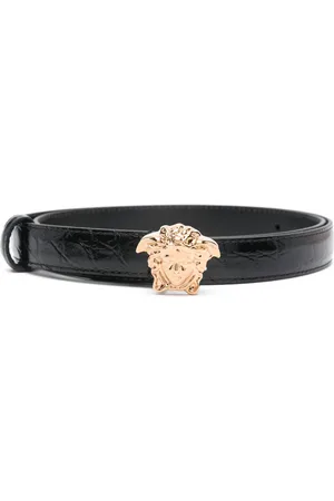 VERSACE Cintura La Medusa in pelle