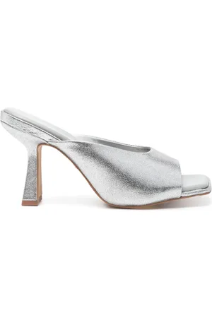 CARRANO Mules metallizzate 95mm