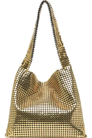 Paco rabanne Borsa a spalla Pixel con finiture metallizzate