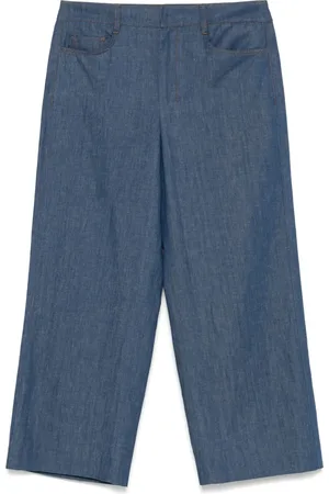 Max Mara Pantaloni con applicazione logo