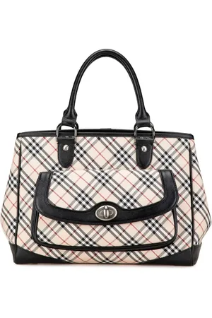 Burberry Borsa a mano Nova Check in tela 2000-2017
