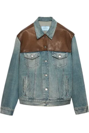 Prada Giacca con inserti a contrasto