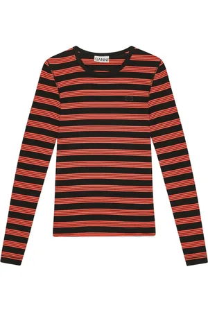 Ganni T-shirt a righe