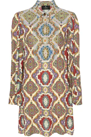 Etro Chemisier con stampa grafica