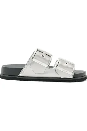 AllSaints Sandali slides metallizzati