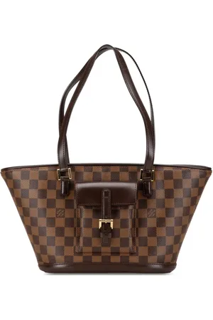 LOUIS VUITTON Borsa a spalla Manosque PM in tela Damier Eb??ne 2003
