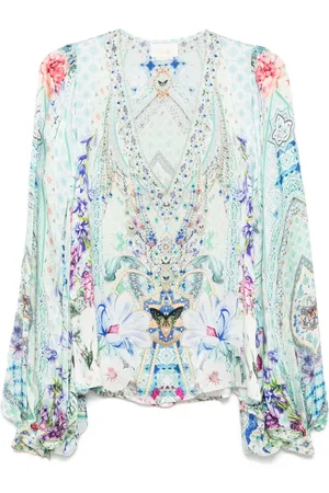 Camilla Blusa con scollo a V