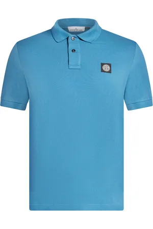 Stone Island Polo con applicazione Compass