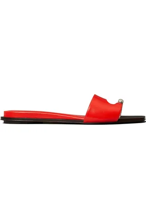 Tory Burch Pierced open-toe slide sandals