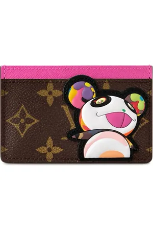 LOUIS VUITTON Portafoglio in tela con monogramma Louis Vuitton x Takashi Murakami