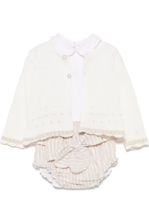 Mayoral Set camicia e shorts con fiocco
