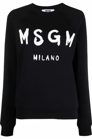 Msgm Felpa a girocollo con stampa