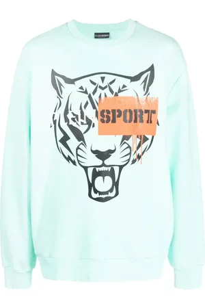 Philipp Plein Felpa con stampa tigre