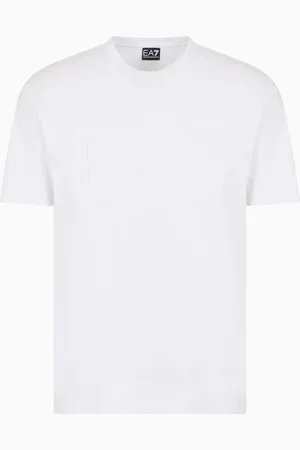 EA7 T-shirt con logo goffrato