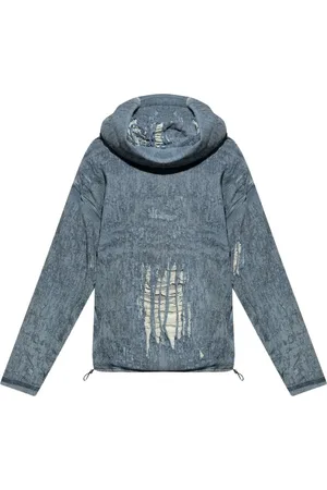 Diesel Felpa denim con effetto vissuto