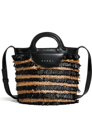 Marni Borsa a secchiello mini con frange