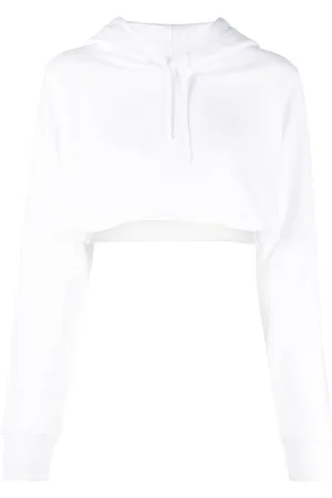 Givenchy Felpa crop con cappuccio