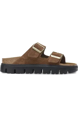 Birkenstock Sandali Arizona in pelle scamosciata con doppia fibbia