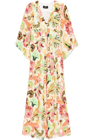 Etro Abito lungo con stampa paisley
