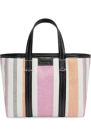 Balenciaga Borsa shopper Barbes East-West a righe