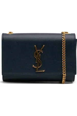 Saint Laurent 2018 Small Grain de Poudre Monogram Kate crossbody bag
