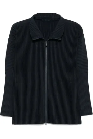 Issey Miyake Giacca-camicia plissettata
