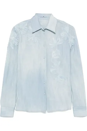 ERMANNO SCERVINO Camicia con ricamo floreale