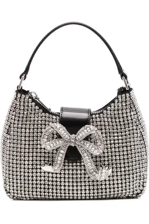 Self-Portrait Borsa a spalla mini Diamante Crescent