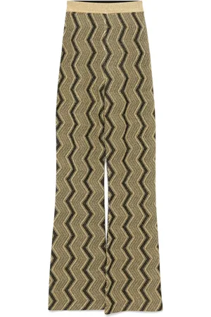 Missoni Pantaloni con motivo zig-zag