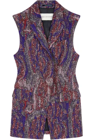 DRIES VAN NOTEN Blazer con effetto jacquard