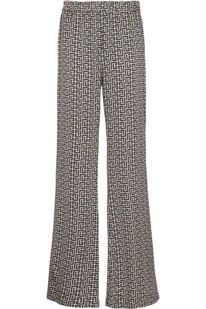 Balmain Pantaloni con monogramma