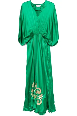 Themis Z Abito lungo Iris in seta