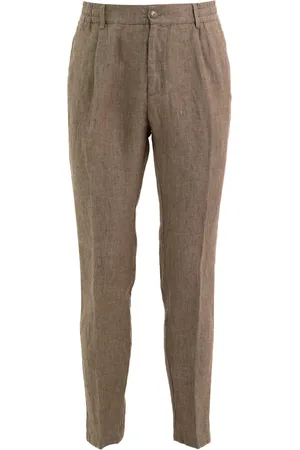 CRUNA Pantaloni sartoriali in lino