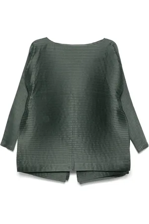 Issey Miyake Blusa plissettata