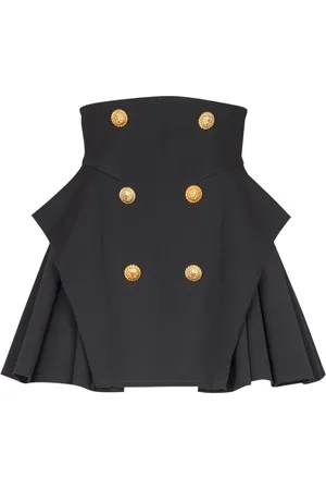 Balmain Gonna in pied-de-poule