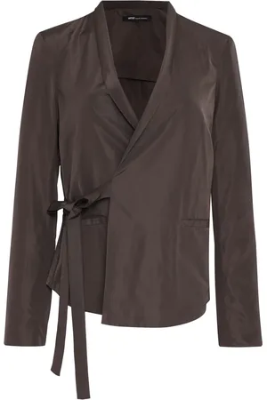 Uma Raquel Davidowicz Blazer con nodo alla vita
