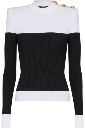 Balmain Maglione bicolore