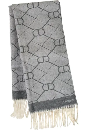 Twin-Set Sciarpa con motivo jacquard